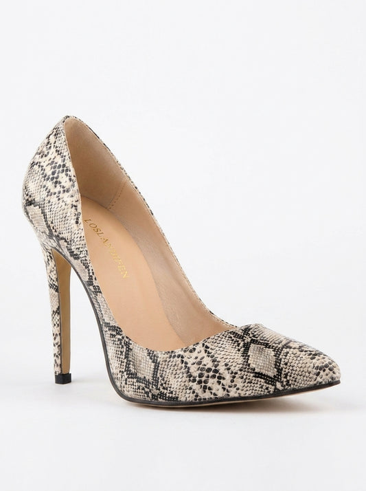 AI-updated primary image for Heels snake print